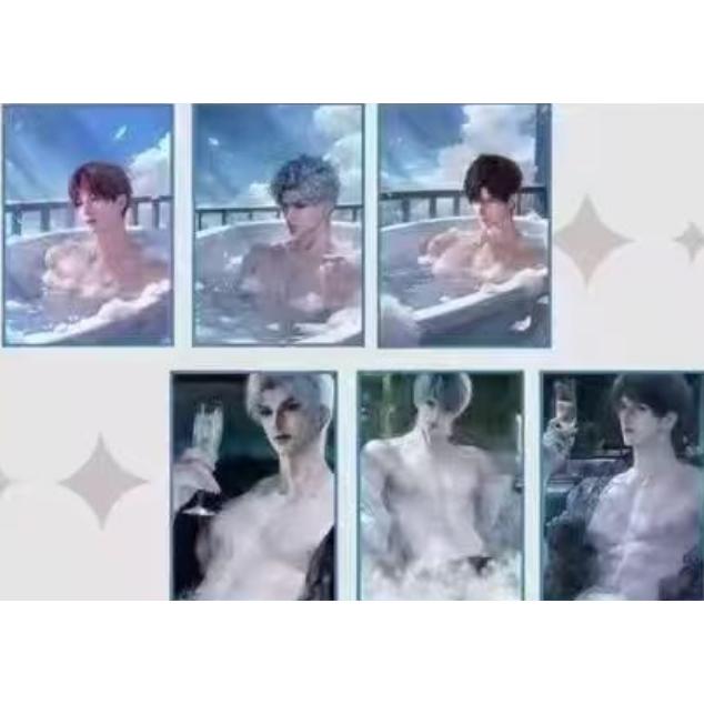Love and Deepspace, "Extra Hidden AR Content" Multi-tech Film Paper, 10*15 Cards, Anime and Game Fan Art Merch, Collectible Goods