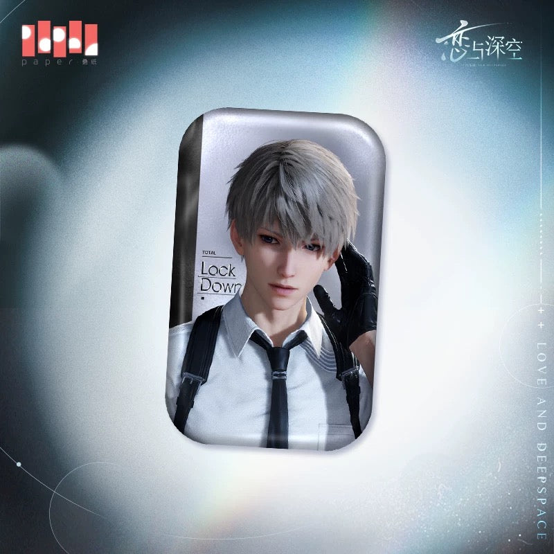 Love and Deepspace “Heartfelt Moments” Square Tin Pins