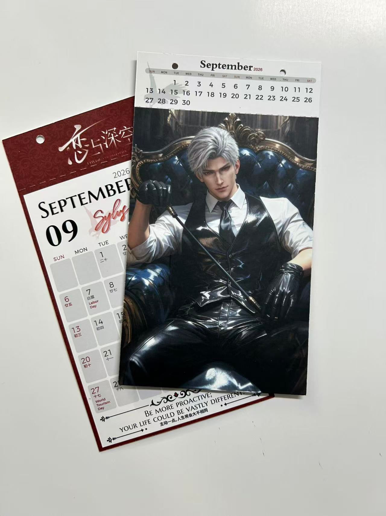 LADS 3-in-1 Tear-Off Collectible Calendar Cards — by MK Studio | Calendar + Postcard + Answer Book