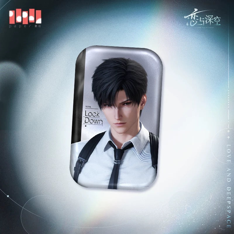 Love and Deepspace “Heartfelt Moments” Square Tin Pins