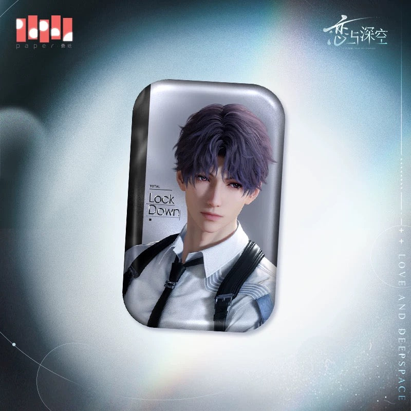 Love and Deepspace “Heartfelt Moments” Square Tin Pins