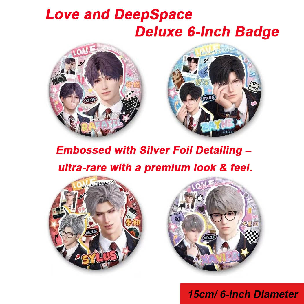 Love and DeepSpace – Deluxe 6-Inch Character Badge 【In Stock】