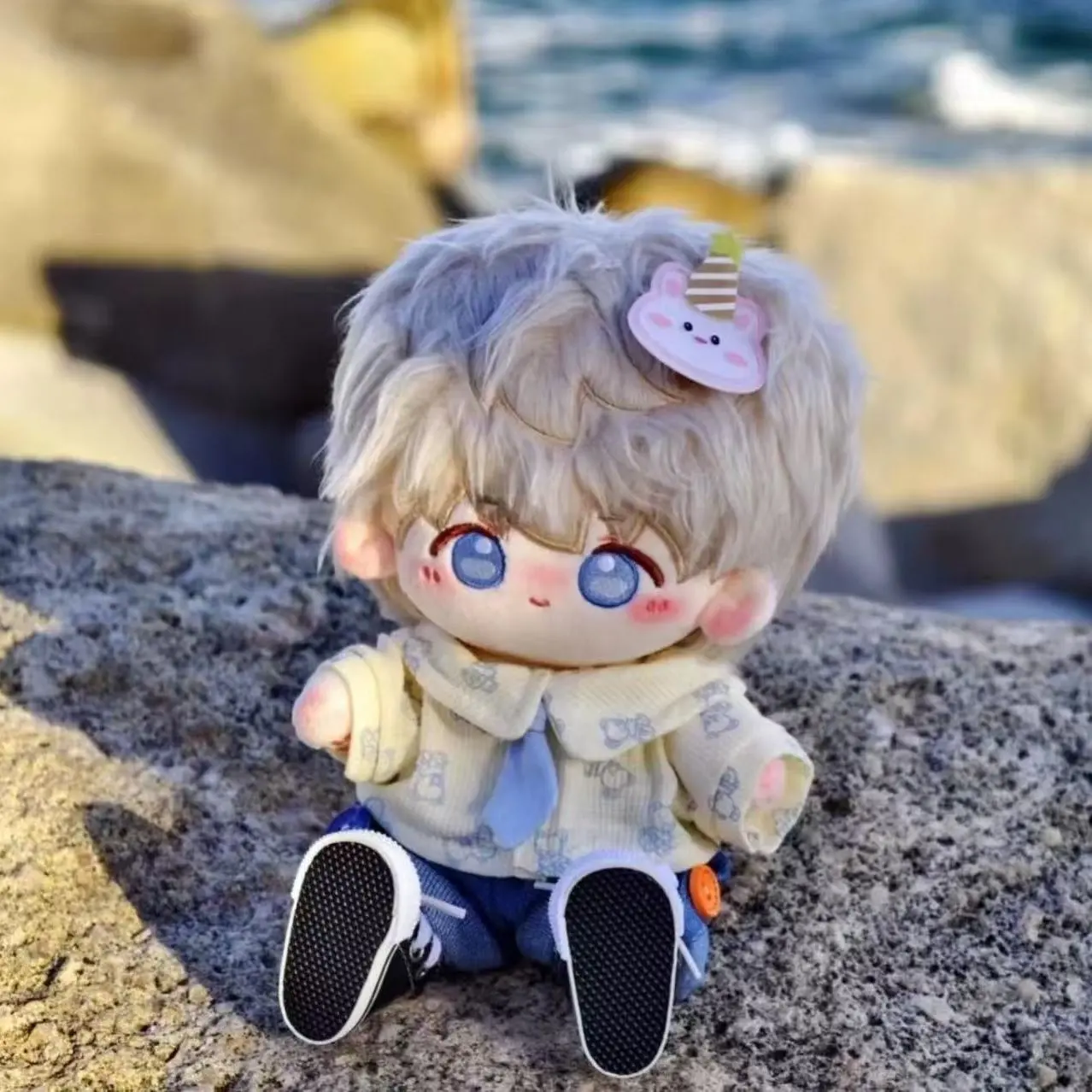 New 7.9" Love and Deep Space Plush Doll – Adorable & Stylish Companion Toy